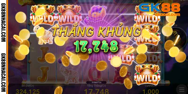 Nổ hũ Fortune Toad đặt cược nhỏ, thắng khủng thưởng lớn